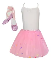 Comprar Media Puntas + Malla Bretel + Tutu Set Bailarina Danza Soko