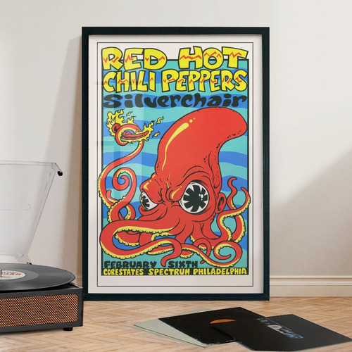 Cuadro 60x40 Rock - Red Hot Chili Peppers - Poster Fan