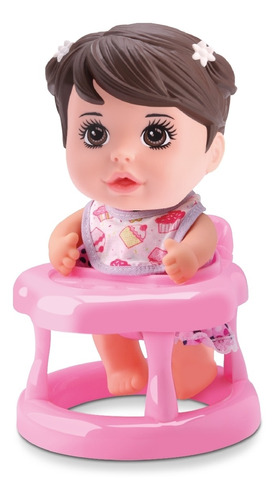 Boneca Bebê Babies Cadeira De Papinha Em Vinil - Bee Toys