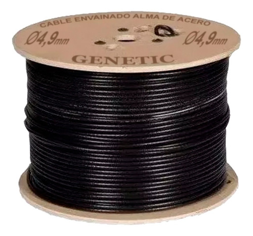 60 Mts Cable Acero 4.9 Mm Forrado Para Maquinas De Gimnasios