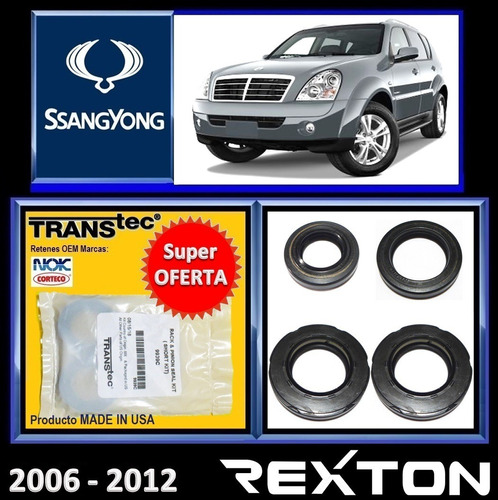 Ssangyong Rexton 2006-12 Kit Retenes Cremallera Dirección Hd