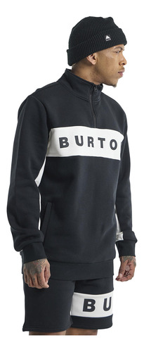 Poleron Hombre Lowball Negro Burton