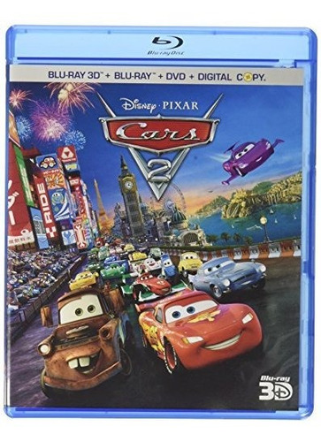 Carros 2 Fivedisc Combo Blu-ray 3d Bluray Dvd Digital