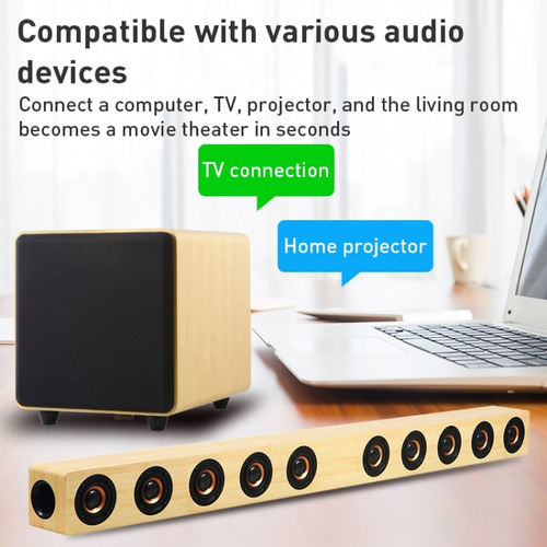 Barra De Sonido Echo Wall, Subwoofer, Audio Bluetooth