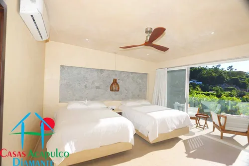 Cad Tres Vistas. Terraza Con Asoleadero, Alberca Privada, Palapa Y Preciosa Vista Al Mar