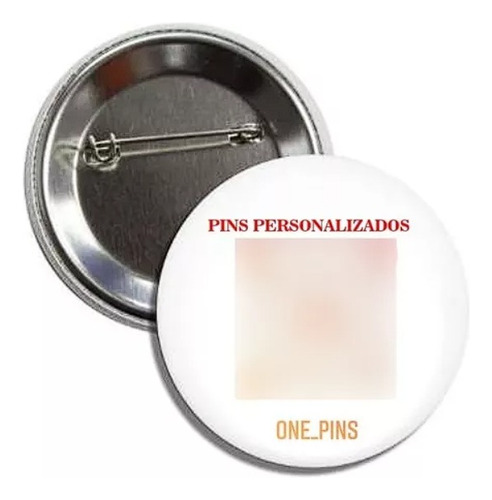 Pins Prendedores X 50 Personalizados 55mm. One Pins