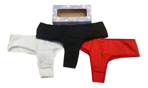 Bombachas Elisar Culoteless Liso Algodón Pack X 3