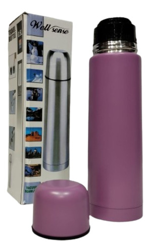 Termo Bala 1l Acero Inox En Varios Colores Pastel