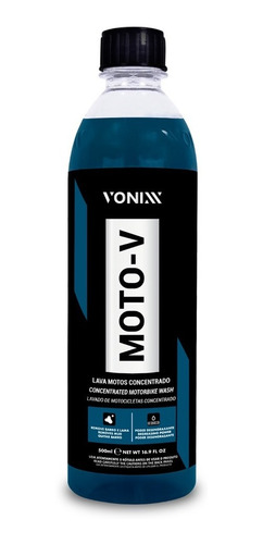 Moto-v Lava Motos Shampoo Exclusivo Para Motos 500ml Vonixx