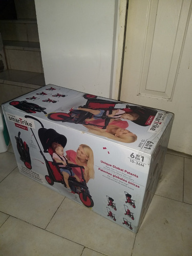 Triciclo Carreola Plegable 6 En 1 Smartrike 10 A 36 Meses