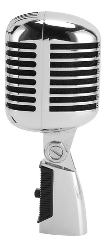 Micrófono Vocal Dinámico Retro Vintage De Aleación De Zinc