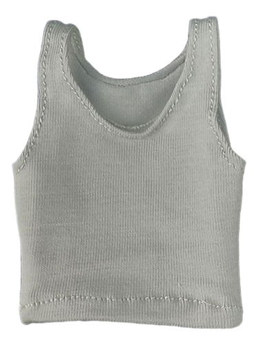 Chaleco De Figura De Mujer A Escala 1/6, Ropa De Gris Claro