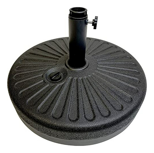 Base Para Sombrilla Easygo De 50 Lb - Negro - Peso De Agua O