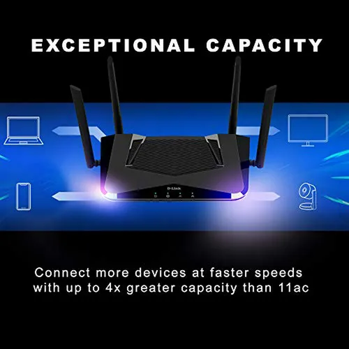 Router D-link Exo Wifi 6 Gigabit Dual Band - Voz, Juegos, Wp