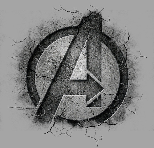 Cuadro De Pelicula Avengers Rock Logo