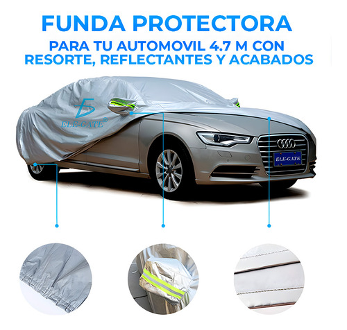 Funda Cubierta Impermeable Protector Auto Camioneta 4.7m Ele-Gate