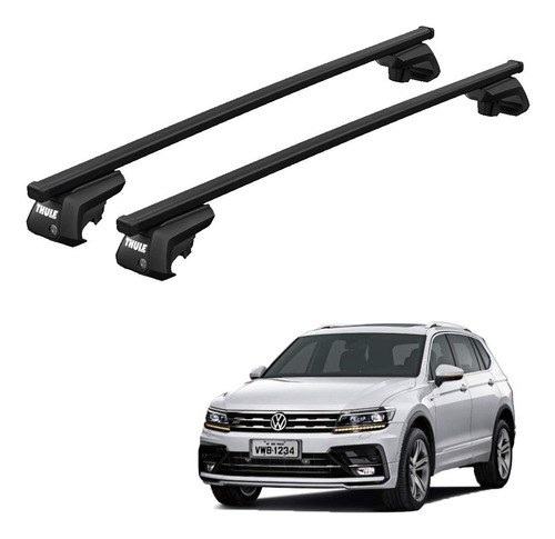 Rack Bagageiro  Vw Tiguan Suv 2009 Até 2017 Diante Evo Thule