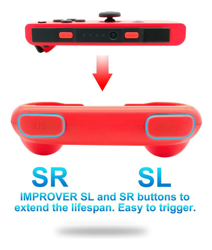 Joy Con Grips Ergonomicos Para Nintendo Switch Oled Y Switch
