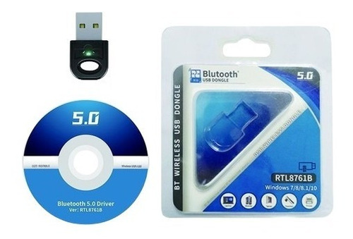 Mini Adaptador Usb Bluetooth V 5.0 Dongle Inalámbrico