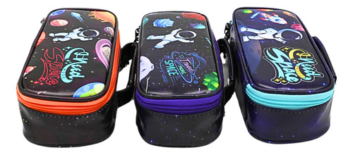 1 Pieza Lapicera Estuche Astronauta, Escolar, Portátil Grand
