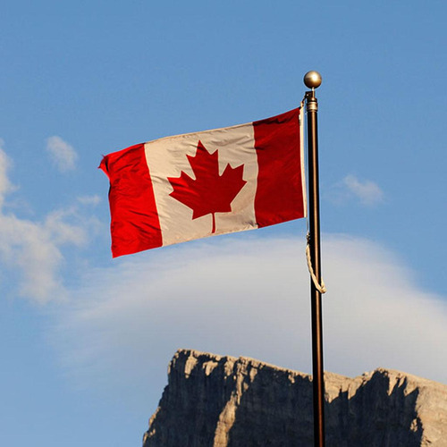 4x Canadá Bandera Canadiense Bandera De De Arce Bandera
