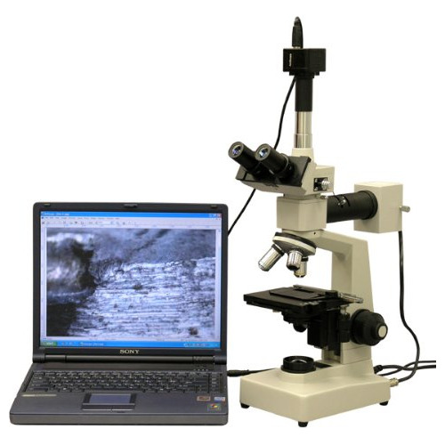 Amscope Me300tzb-2l-10 m Episcopic Digital Y Diascopic Tri.