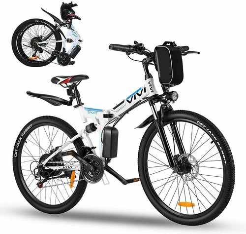 Bicicleta De Montaña Eléctrica Plegable De 26 PuLG  Adultos 