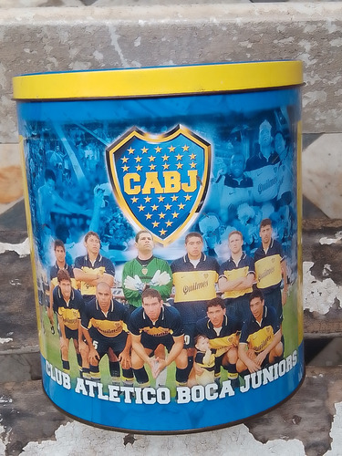 Lata Fútbol Boca Juniors 2000 Colección Decoración Vidriera 