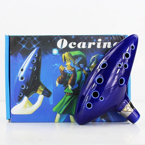 Ocarina Legend Of Zelda Instrumento Musical Con Accesorios