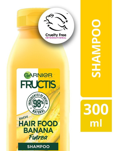 Shampoo Hair Food Banana Fructis Garnier 300 Ml