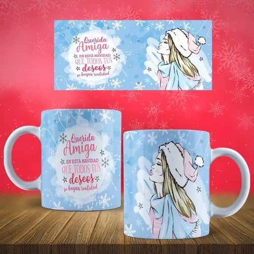 Pack de tazas personalizadas Navidad - Nuestra primera