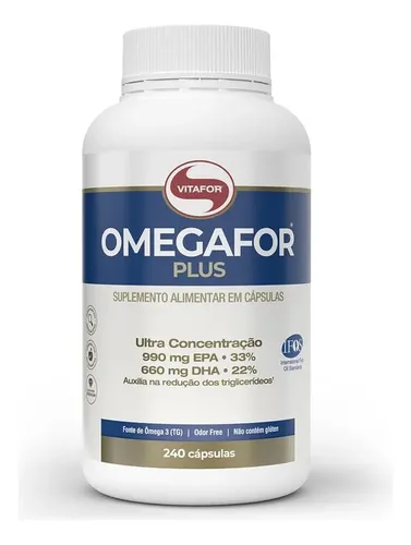 comprar Ômegafor Plus 3 990mg Epa + 660mg Dha 240 Caps - Vitafor