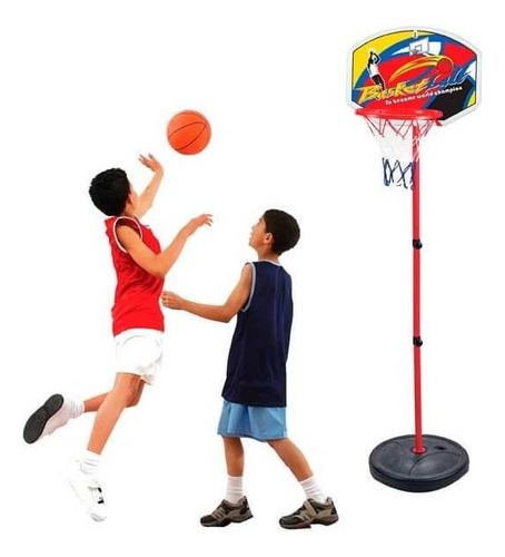 Juego Aro De Basketball Tablero + Balón Basquet De 116 Cm