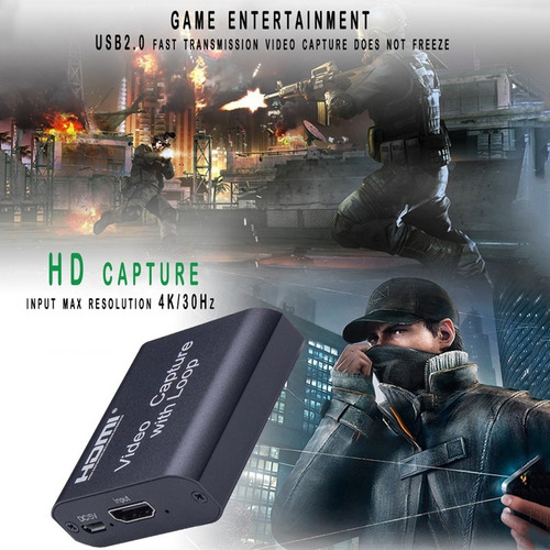 Hdmi To Usb 2.0 Video Capture Card Mini 4k 1080p