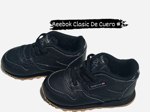 Zapatos Reebok De Cuero Originales Para Niños #21