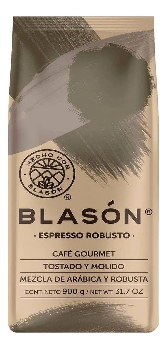 Café Molido Gourmet Espresso Robusto 900 g Blasón