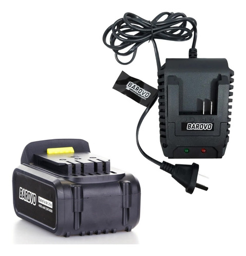 Combo Cargador 220v 50 Hz + Bateria Litio 4000 Mah Barovo