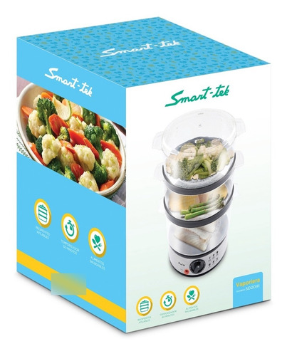 Vaporera Electrica Arrocera Smart-tek 400w Vaporiera Sano