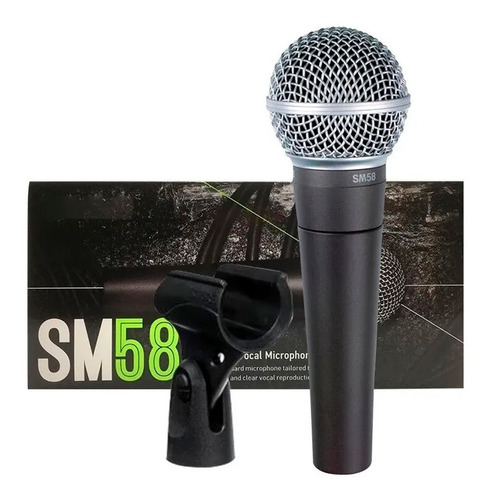 Micrófono Vocal Profesional Shure Sm58 Lc Dinamico Cardioide