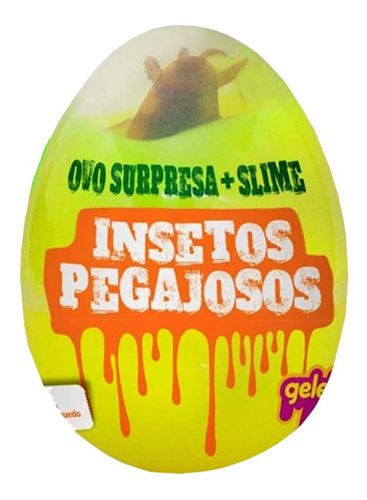 Gelele Slime Huevo Sorpresa 98 Gr Insectos Pegajosos 