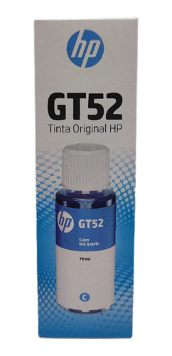 Tinta Original Hp Gt52 Ciano 116 316 416 517 532 617 Gt5822