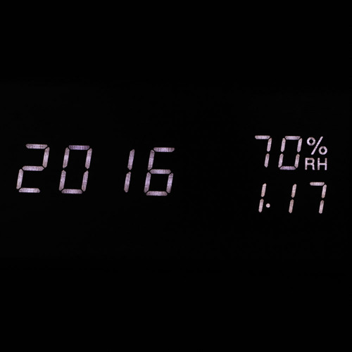 Despertador De Escritorio Digital Led De Madera De Madera Co