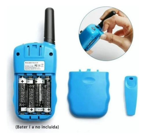 A Set 2 Radio Walkie Talkie For Niños Con Banda De 8 Km