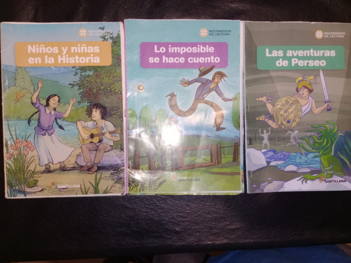 Pack 3 Ejemplares Recorridos De Lectura Santillana