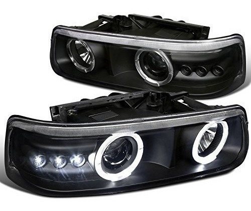 Spec-d Tuning Lhp-siv99jm-rs Chevy Silverado Negro Faros Del