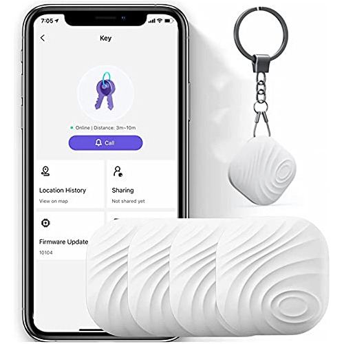 Localizador De Llaves 4 Paquetes, Rastreador De Artícu...