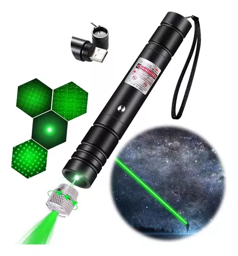 Astronomía puntero láser verde militar alta potencia Lazer AA batería haz  Visible