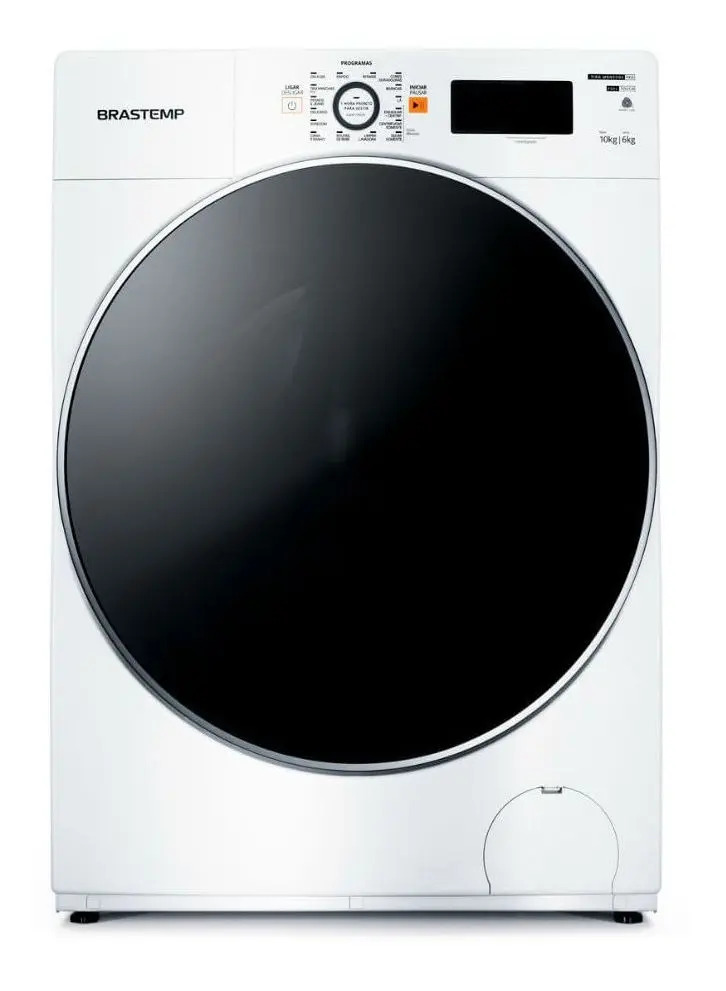 Lava E Seca Brastemp 10,1kg/6kg Branca Água Quente Com Ciclo Cor Branco BNQ10AB