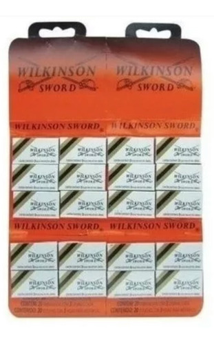 Lãminas Wilkinson De Barber C/60 Giletes De Aço + Um Brinde