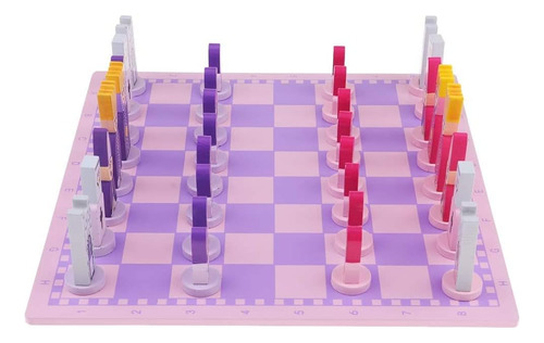 Juego De Ajedrez Rosa Marsrut Con Tablero De Ajedrez Educati